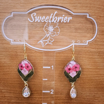Blushing Garden Drop Earrings