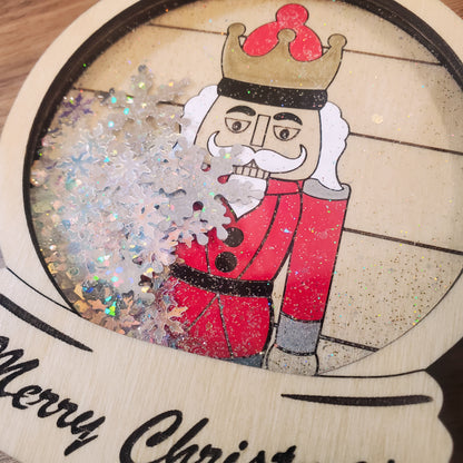 Shaker Nutcracker Ornament