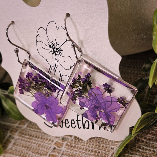 Violet Meadow Earrings
