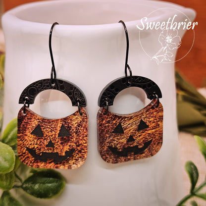 Trick-or-Treat Bag Earrings