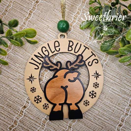 Jingle Butts Reindeer Ornament