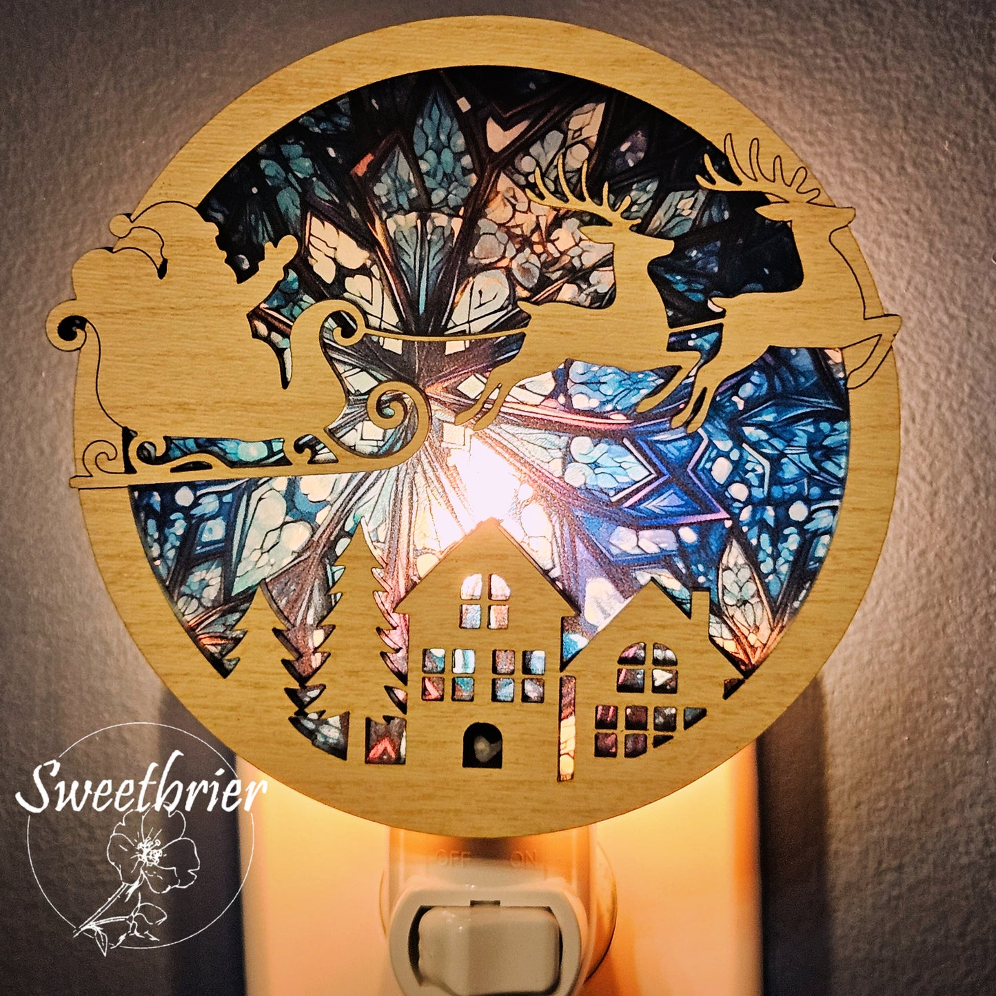 Santa's Sleigh Nightlight