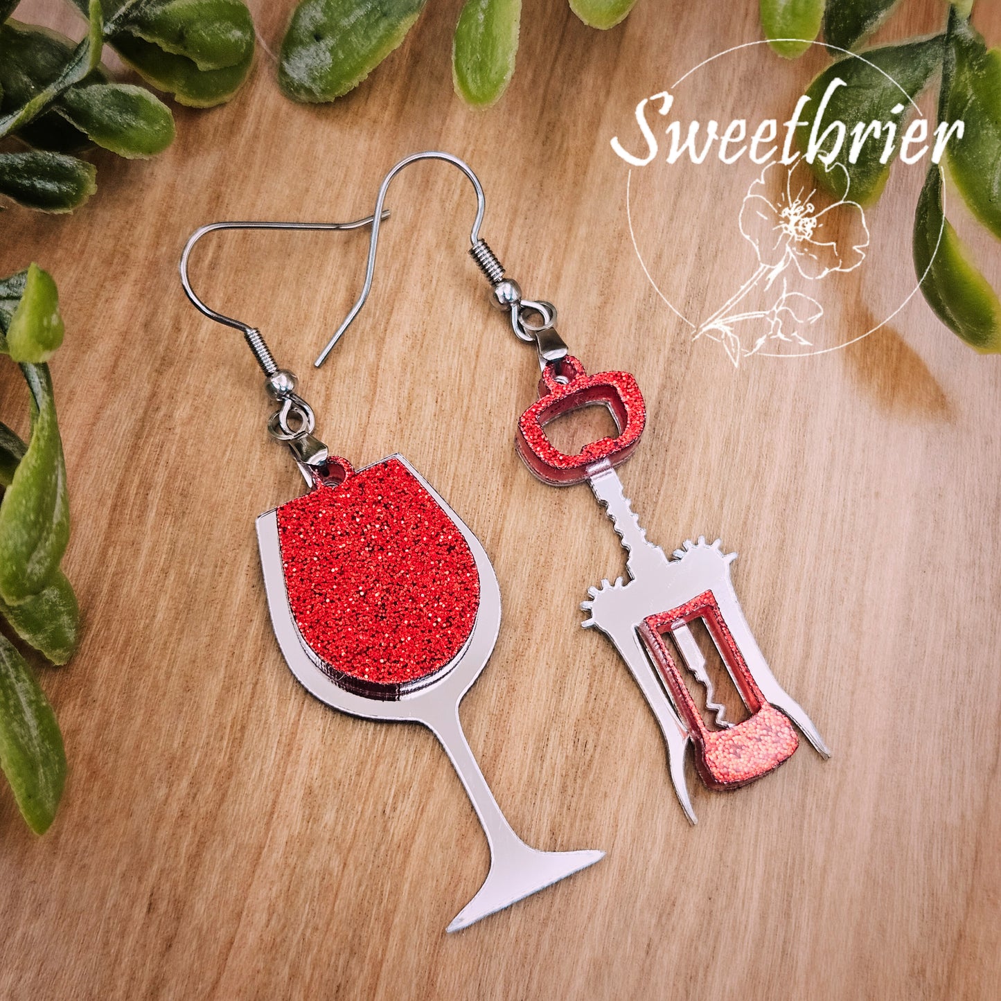 Sip & Sparkle Wine Lover Earrings