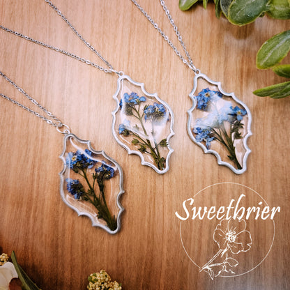 Forget-Me-Not Moroccan Necklace