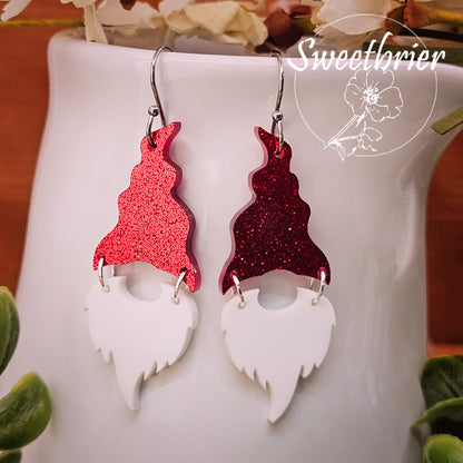 Sparkle Gnome Holiday Dangles