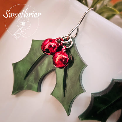 Holly Leaves Earrings