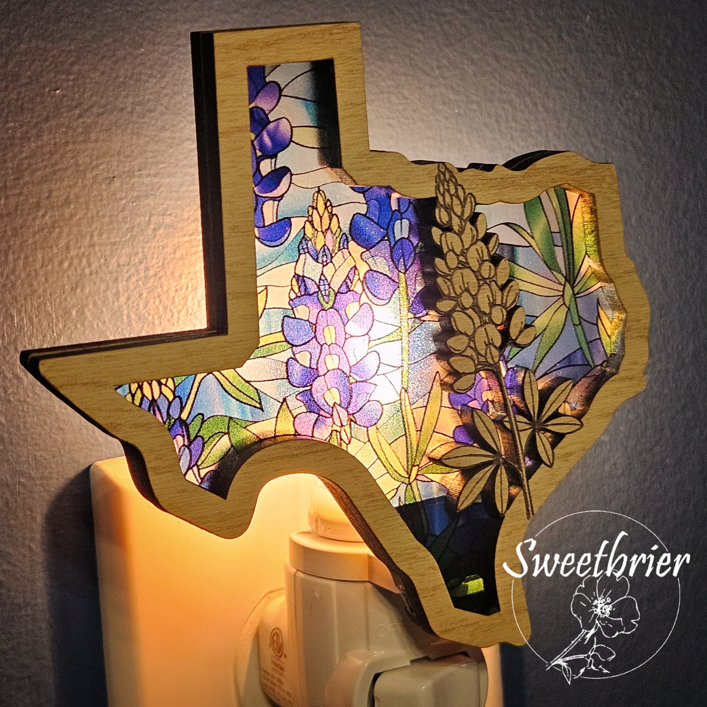 Texas Bluebonnet Nightlight