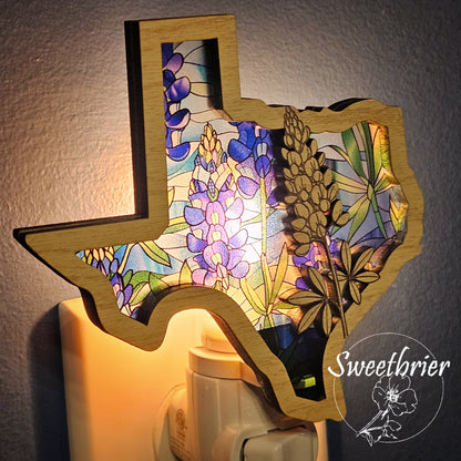 Texas Bluebonnet Nightlight