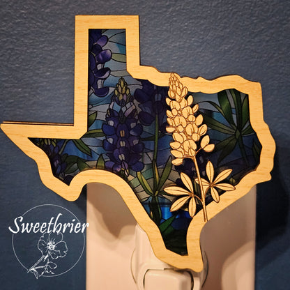 Texas Bluebonnet Nightlight