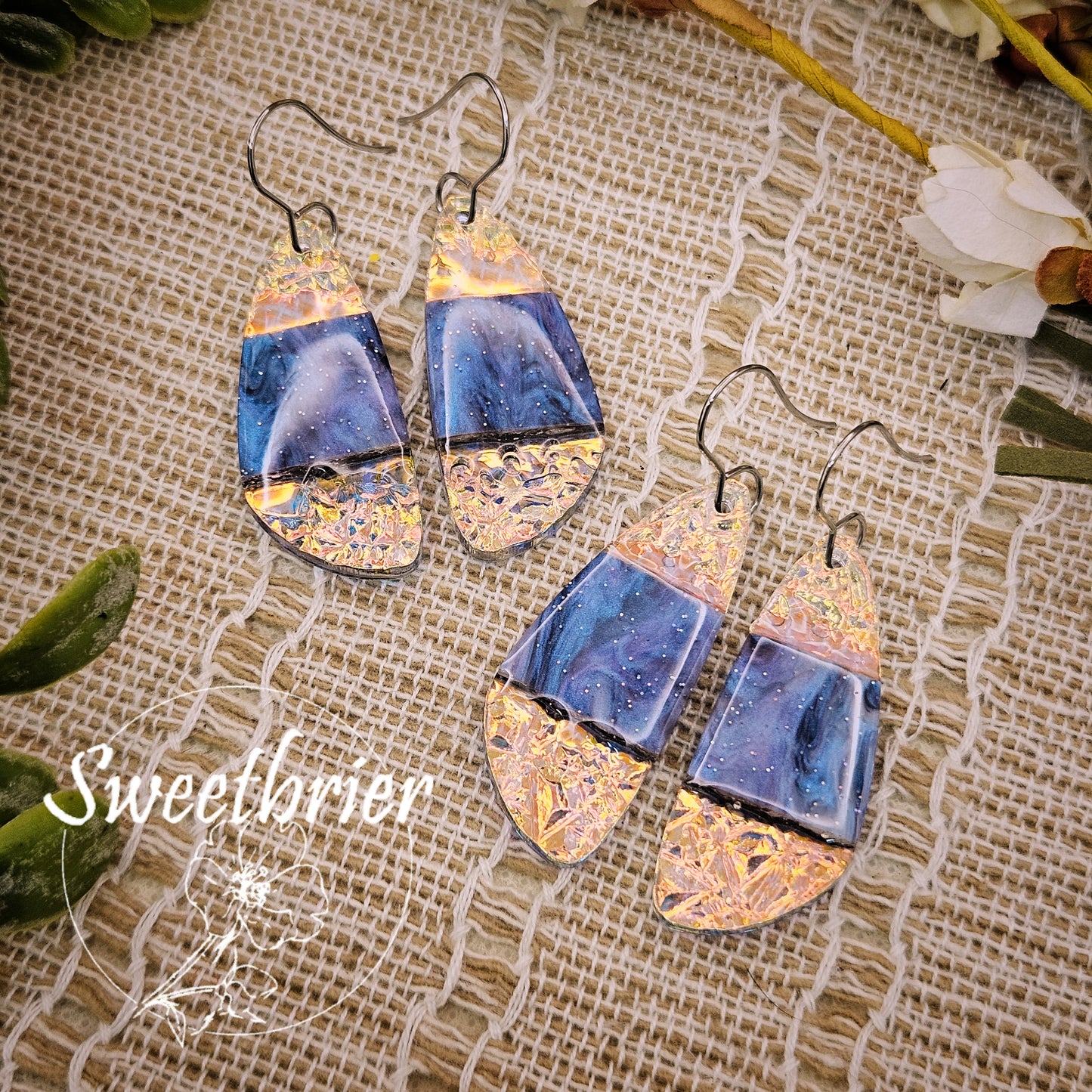 Midnight Frost Earrings
