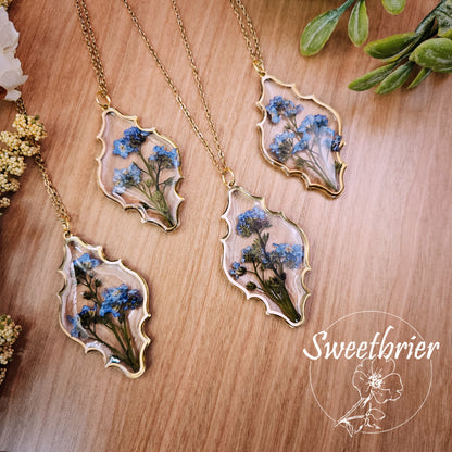 Forget-Me-Not Moroccan Necklace
