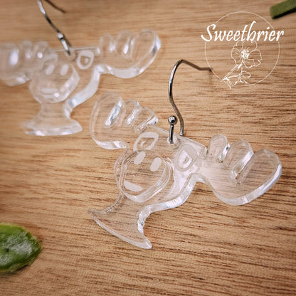 Holiday Moose Mug Earrings
