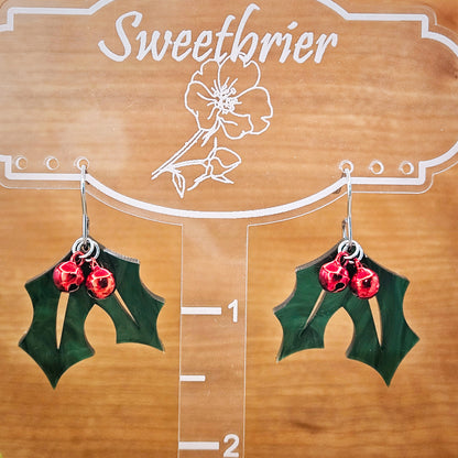 Holly Leaves Earrings