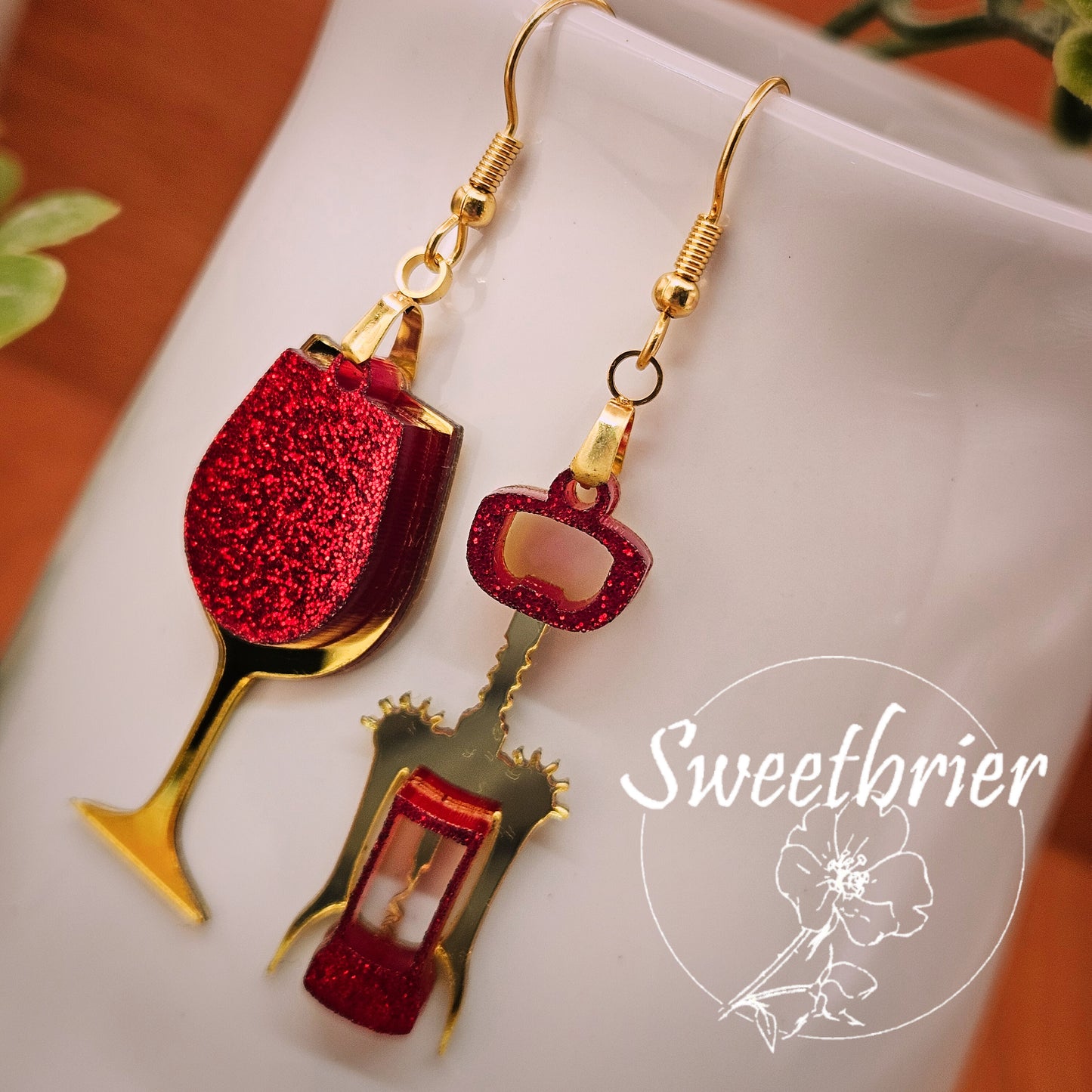 Sip & Sparkle Wine Lover Earrings