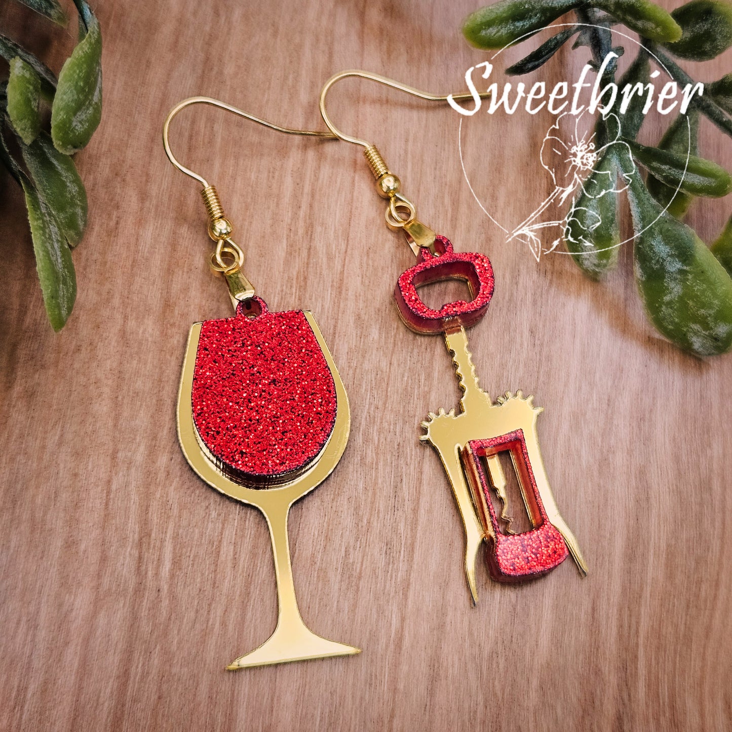 Sip & Sparkle Wine Lover Earrings