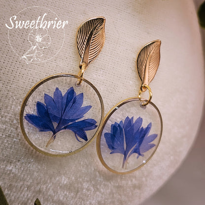 Blue Blossom Whisper Earrings