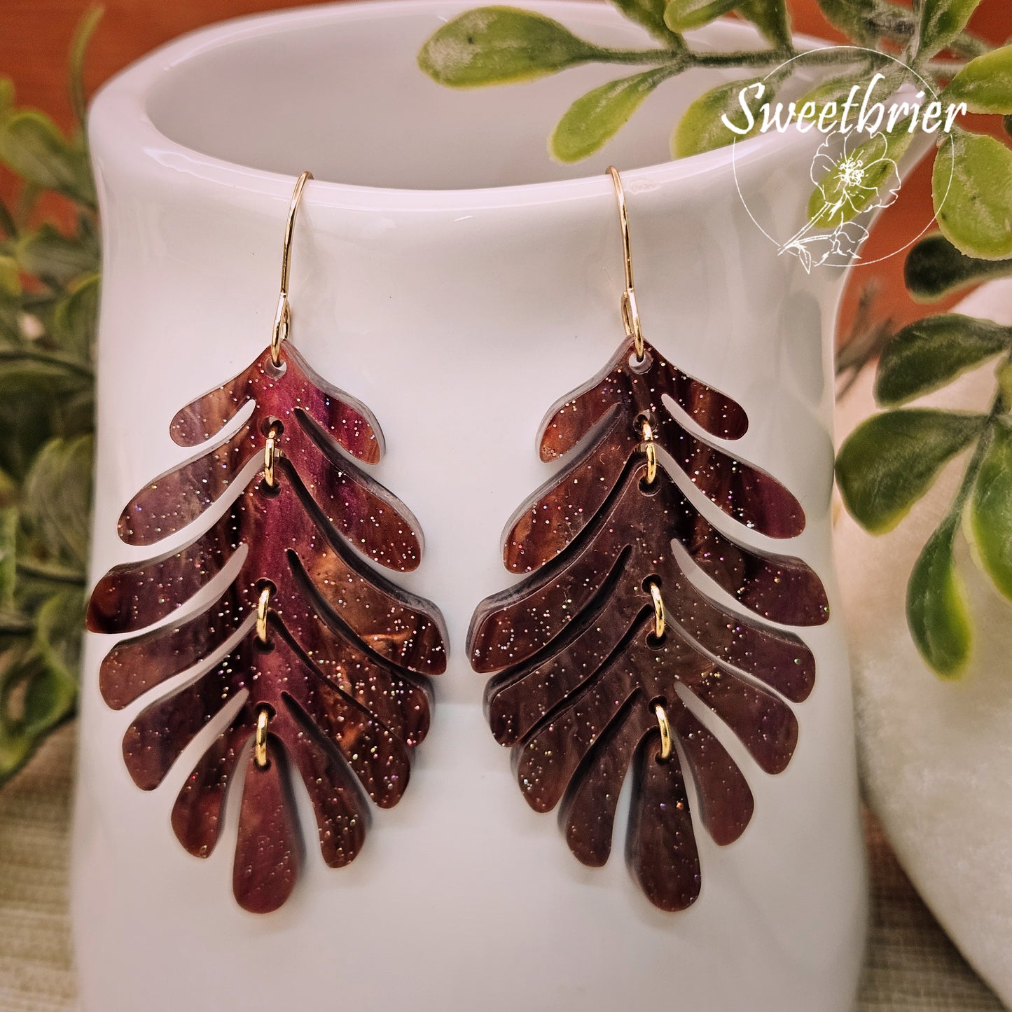 Autumn Fern Earrings