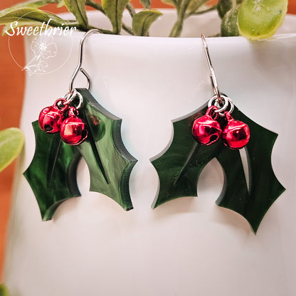 Holly Leaves Earrings