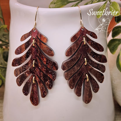 Autumn Fern Earrings
