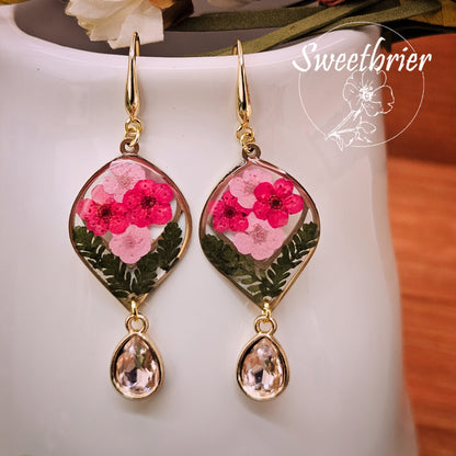 Blushing Garden Drop Earrings