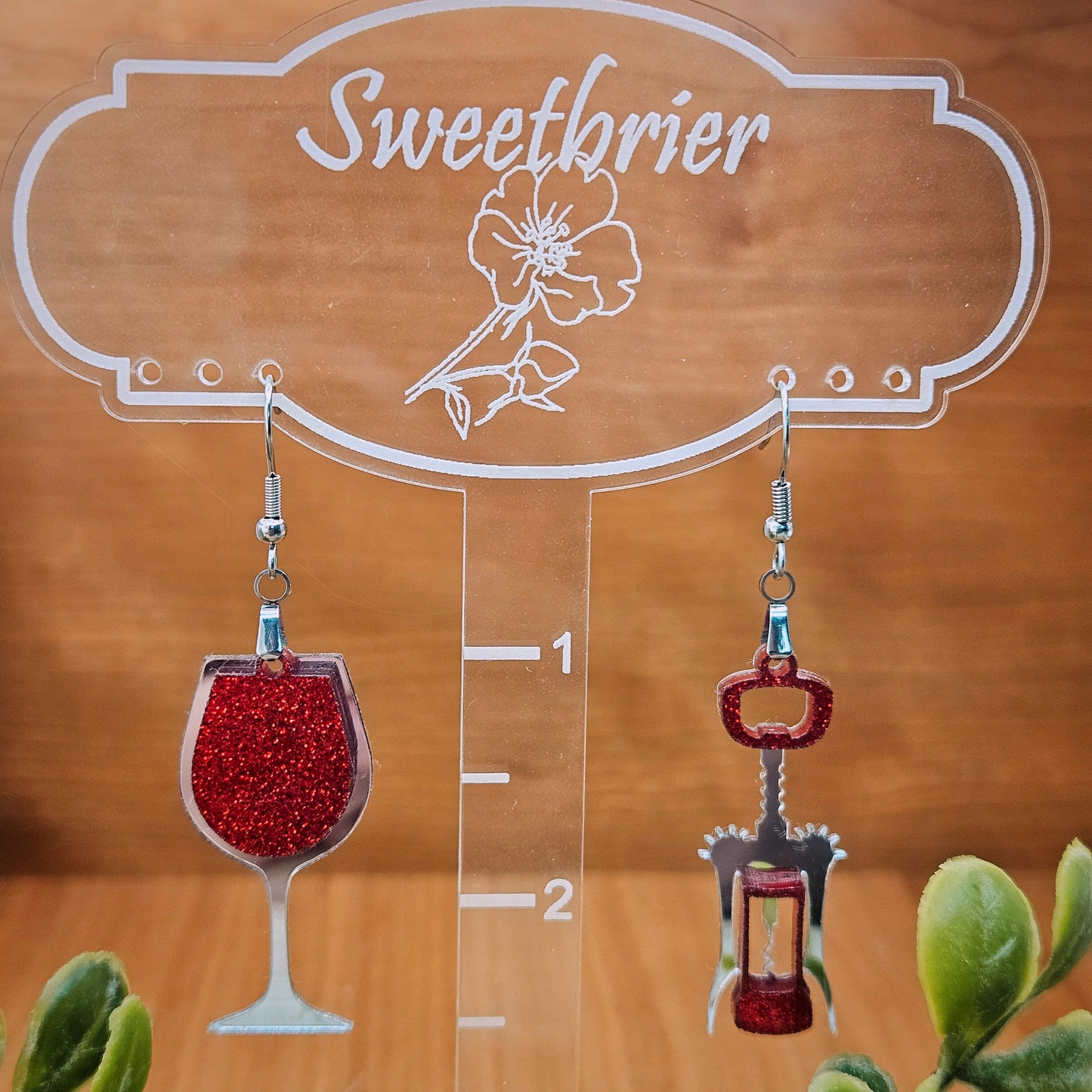 Sip & Sparkle Wine Lover Earrings