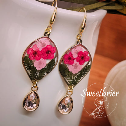 Blushing Garden Drop Earrings