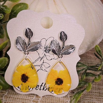 Sunshine Petal Drop Earrings