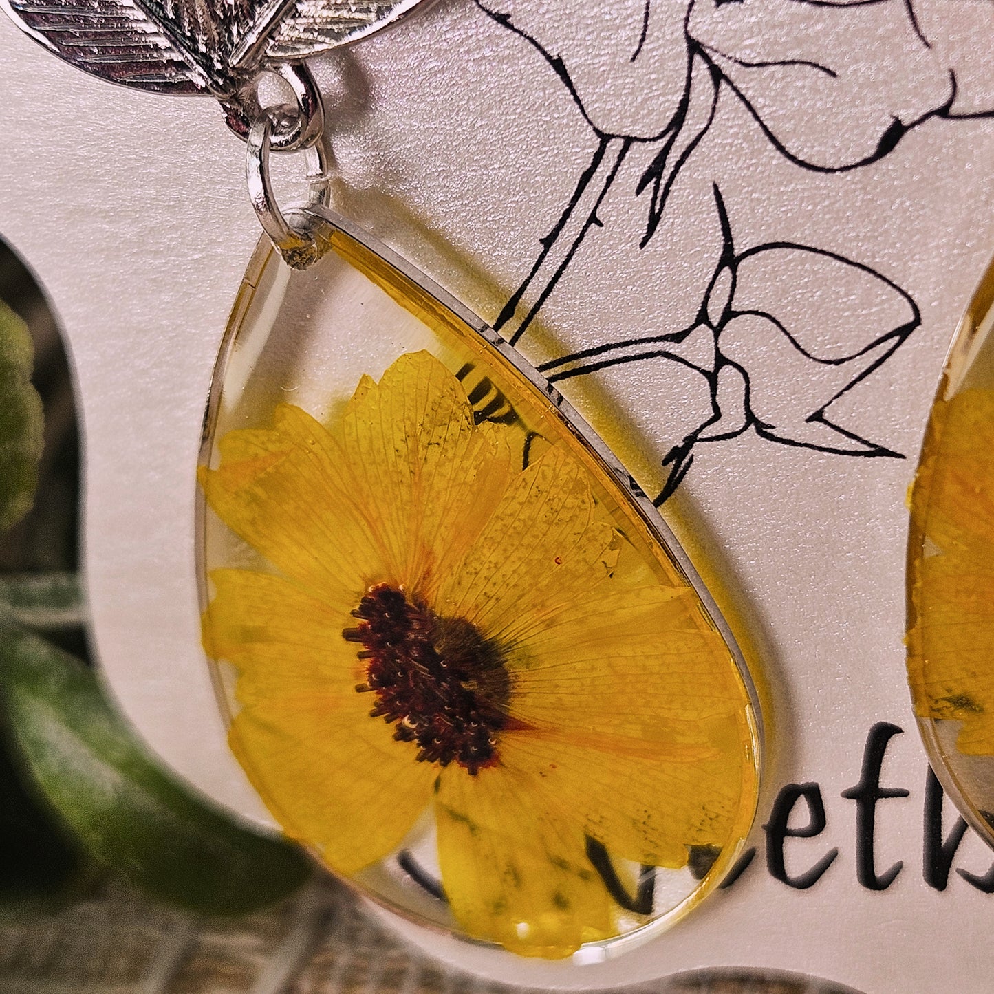 Sunshine Petal Drop Earrings