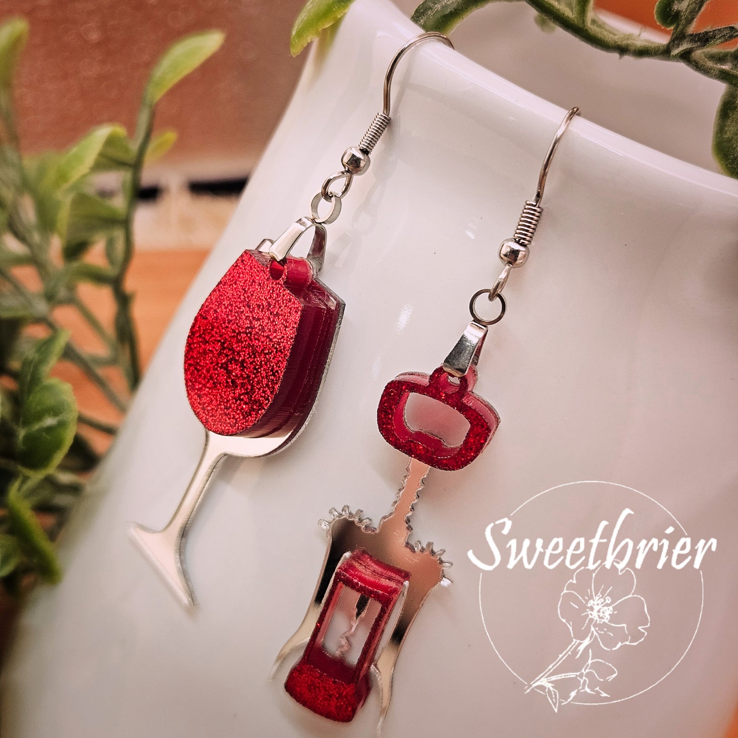 Sip & Sparkle Wine Lover Earrings