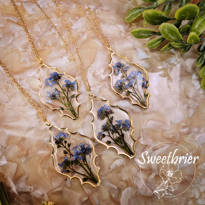 Forget-Me-Not Moroccan Necklace